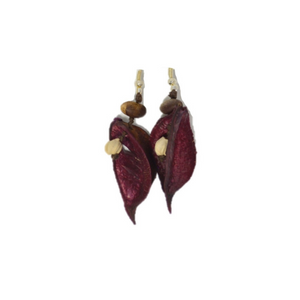 Aretes de 1 hoja seca