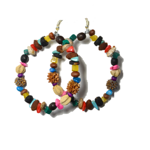 Aretes de semilla arracada grande