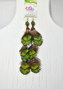 ARETES DE PLUMAS CHICOS