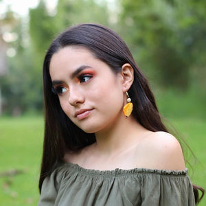 Aretes de 1 hoja seca