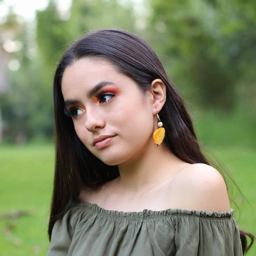 Aretes de 1 hoja seca